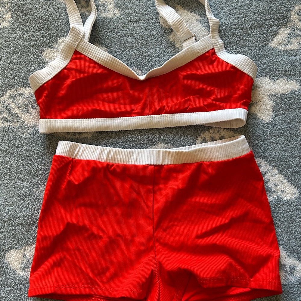 Dippin' Daisy's Red and White Pajama Set